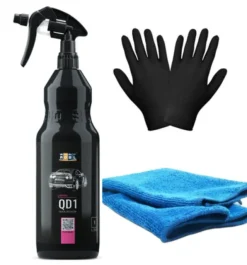 Zestaw: ADBL QD1 syntetyczny Quick Detailer 1L + mikrofibra i rękawiczki