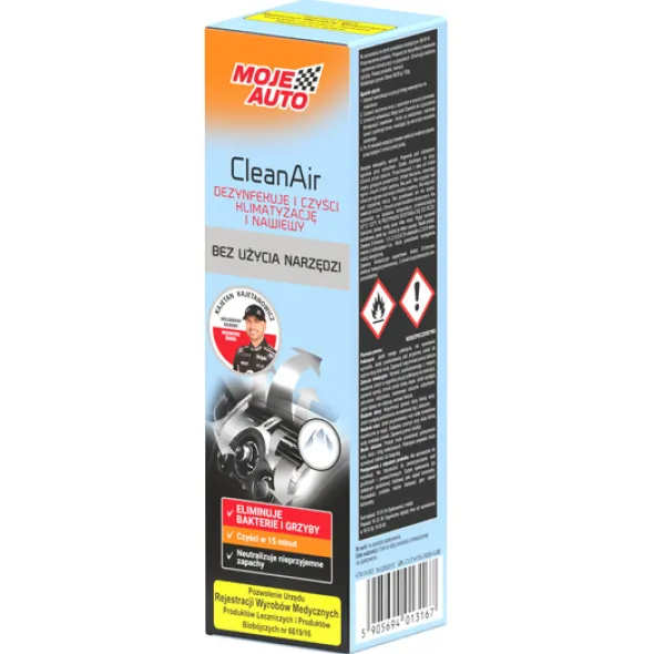 Zestaw: Czyszczenie klimatyzacji Moje Auto Nano Silver 200ml + 3 x granat 150ml