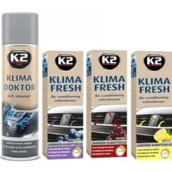 Zestaw: do klimatyzacji K2 Klima Doktor 500ml+ 3x K2 Klima Fresh 150ml