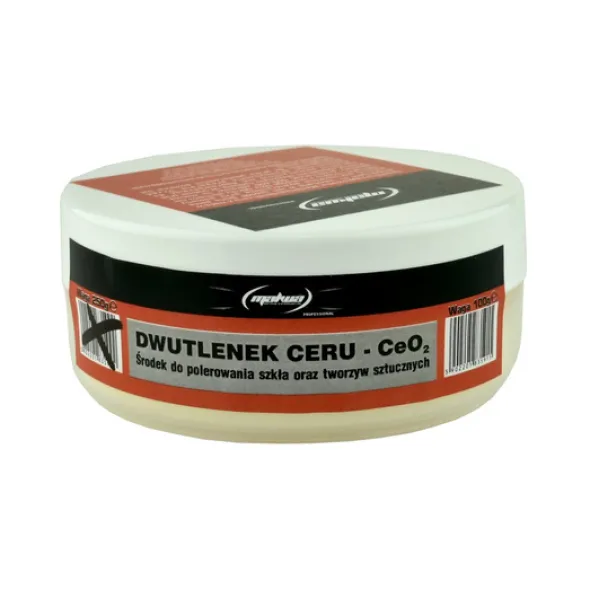 Zestaw do polerowania szkła - dwutlenek ceru 100g+filc+mikrofibra