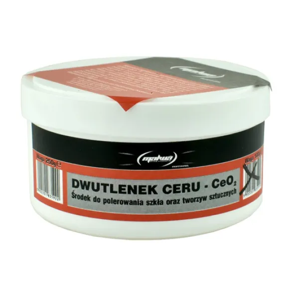 Zestaw do polerowania szkła - dwutlenek ceru 250g+filc+uchwyt