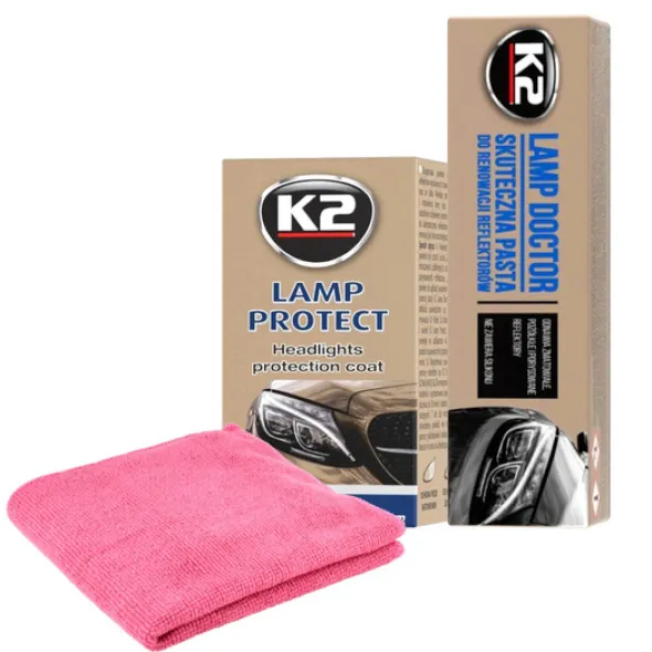 Zestaw: K2 Lamp Protect + Lamp doctor + fibra