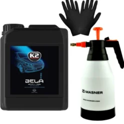 Zestaw: Piana aktywna K2 PRO Bela 5L+ opryskiwacz 1.5l i rękawiczki