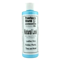 Zestaw: Poorboy's World Natural Look Dressing 473ml + mikrofibra i rękawiczki