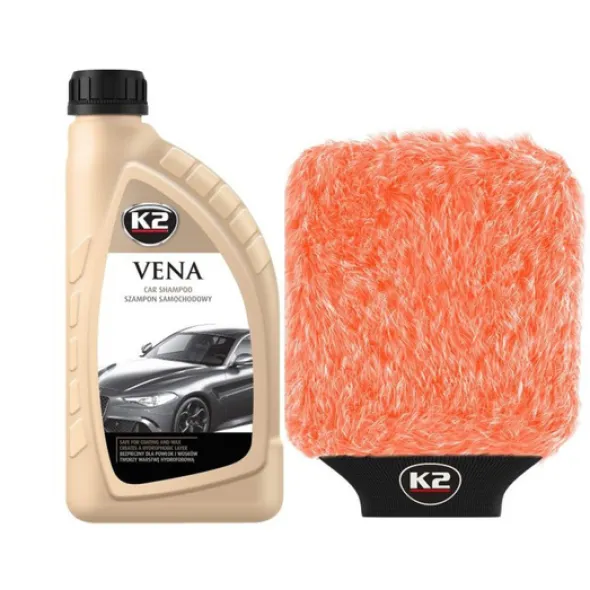 Zestaw: Szampon K2 Vena szampon +rękawica do mycia K2 Wash Mitt