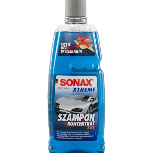 Zestaw : Szampon Sonax Xtreme 2w1 1L + rękawica z mikrofibry Sonax