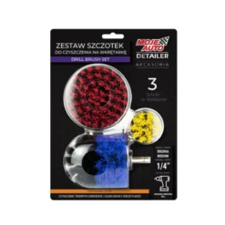 Zestaw szczotek na wiertarkę 3szt Moje Auto
