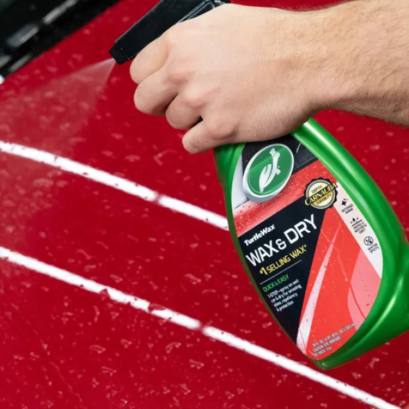 Zestaw: Turtle Wax Wax & Dry wosk na mokro 500ml + mikrofibra