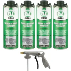 Zestaw:4x baranek czarny Boll 1l+pistolet do konserwacji